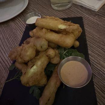 The Hideout Kitchen + Bar - Zucchini Fries - Comfort Food Near Me - Palm Desert, California The Hideout Kitchen + Bar - Zucchini Fries - Comfort Food Near Me - Palm Desert, California