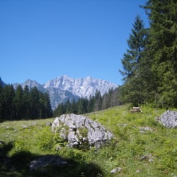 Röthbachfall - Blick aufs Watzmannmassiv