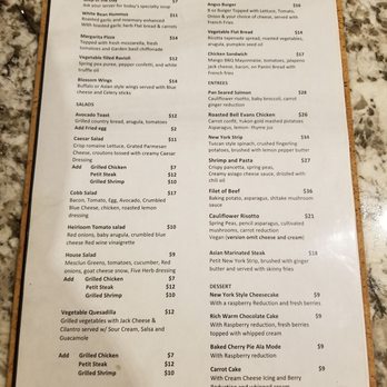 Blossom Restaurant - Menu - American Near Me - East Brunswick, New Jersey Blossom Restaurant - Menu - American Near Me - East Brunswick, New Jersey