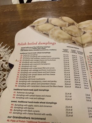 Menu photo 6 Zapiecek Warsaw, MZ