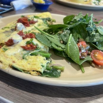 Snooze, an A.M. Eatery - Crab & Asparagus Omelet* - Breakfast & Brunch Near Me - The Woodlands, Texas
