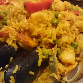 Marbella Restaurant - Amazing seafood marinera paella!!! Lovethe rice! So flavorful! - Spanish Near Me - Bayside, New York