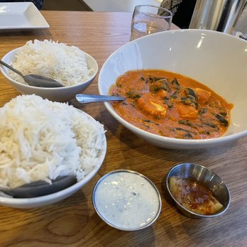 Serendib - Tikka Masala with Paneer (comes with a side of rice and raita) and Lime pickle - Indian Near Me - Ellsworth, Maine