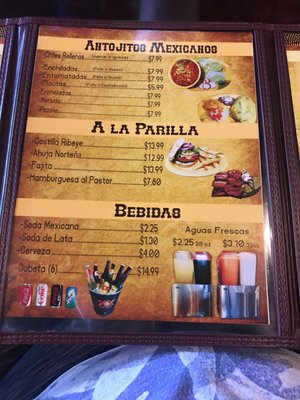 Menu photo 2 Vale's Restaurant McAllen, TX