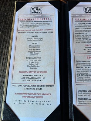 Menu photo 3 The Cats Restaurant Los Gatos, CA Menu photo 3 The Cats Restaurant Los Gatos, CA