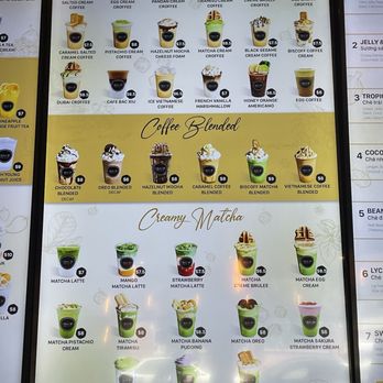Che & Cafe - My favorite is the egg coffee and any refresher drinks that have red water chestnuts I like to add that - Bubble Tea Near Me - Minneapolis, Minnesota