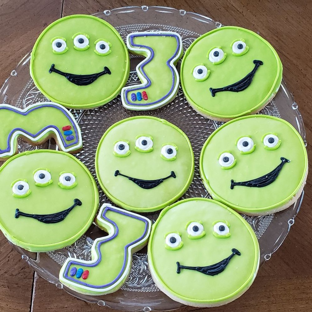 Toy story theme cookies.