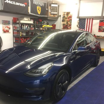 A Brilliant Shine - My 6-day-old Model 3.  I believe it should look almost this good in 7 years thanks to the Brilliant Shine treatment. - Auto Detailing Near Me - Carmel Valley, California