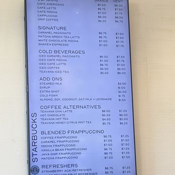 Scoops Homemade Ice Cream - Starbucks menu! - Gelato Near Me - Avalon, California Scoops Homemade Ice Cream - Starbucks menu! - Gelato Near Me - Avalon, California