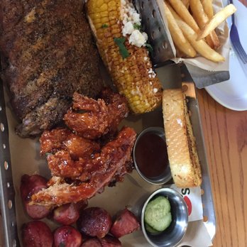 Chili's - Ultimate Smokehouse Combo ($17.99+2) - jalapeño-cheddar smoked sausage, chicken crispers(honey chipotle),baby back ribs(+$2, Texas dry rub) - American Near Me - Concord, California