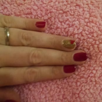 Envy Nails - Tina does a great job!  Fun nail for a holiday party - Nail Salons Near Me - Salt Lake City, Utah