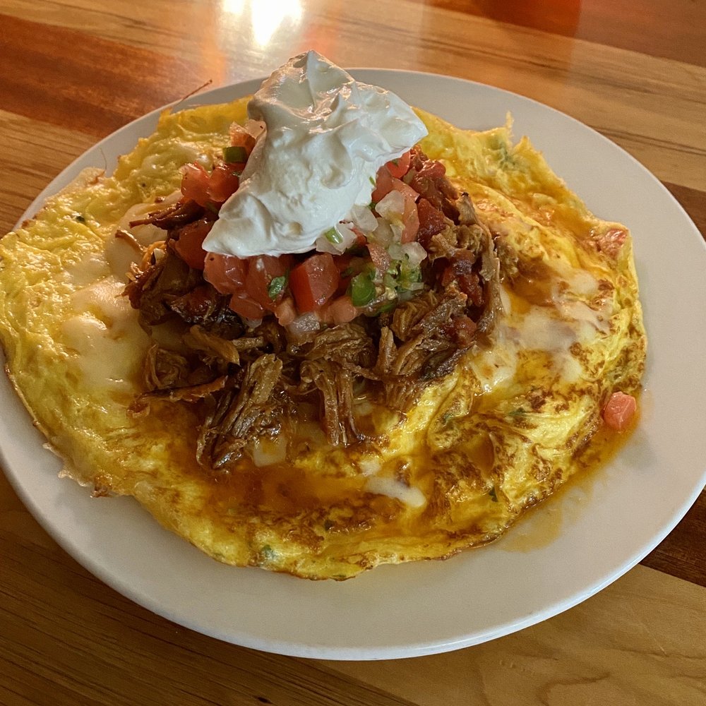 Proper - Migas with Pulled Pork - Southern Near Me - Boone, North Carolina