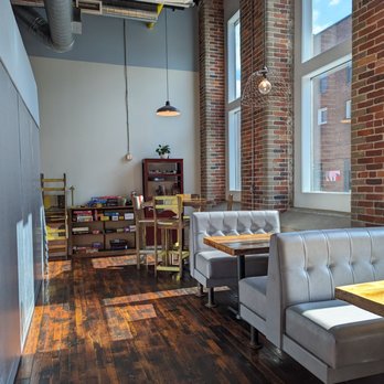 Lucky Pigeon Brewing - the interior of the restaurant - Breweries Near Me - Biddeford, Maine