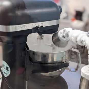Chill Nitro - a mixer being used to make ice cream - Ice Cream & Frozen Yogurt Near Me - Winston-Salem, North Carolina