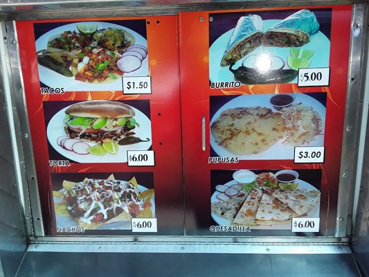 Menu photo 3 El Comal Taco Truck Stockton, CA