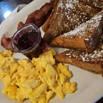 Willow Wisp Cafe - french toast with bacon and eggs $14.95... - Greek Near Me - Sonora, California Willow Wisp Cafe - french toast with bacon and eggs $14.95... - Greek Near Me - Sonora, California