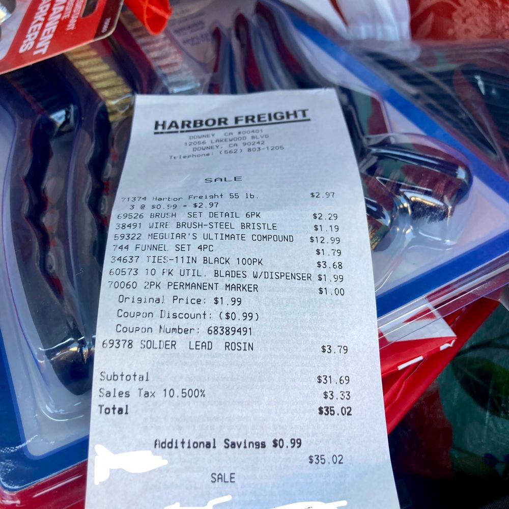 Harbor Freight Tools - They had stock for everything my list - Hardware Stores Near Me - Downey, California