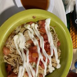 Mexico City Restaurant - Chicken bowl (without lettuce)