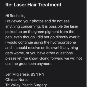 Tri Valley Plastic Surgery - Jen's response to my markings. - Medical Spas Near Me - Dublin, California