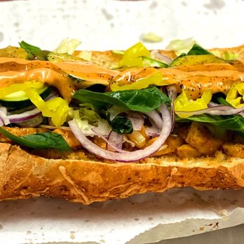 Subway - a sandwich with onions, lettuce, and pickles - Sandwiches Near Me - Canton, Michigan Subway - a sandwich with onions, lettuce, and pickles - Sandwiches Near Me - Canton, Michigan