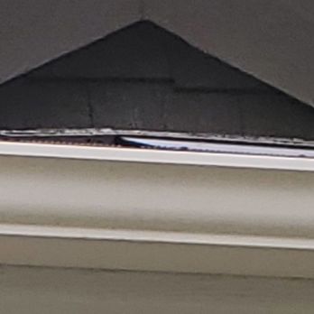 Hello Garage - This photo shows the raindrop is not flush.  Now moisture will be able to get under my shingle. - Flooring Near Me