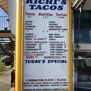 Richi's Tacos - Updated Prices 11/15/18 - Mexican Near Me - Beaverton, Oregon