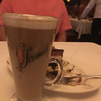 Scoma's Restaurant - Dessert drink and 7-layer cake. Would do without cake and just order the drink! - Seafood Near Me - San Francisco, California Scoma's Restaurant - Dessert drink and 7-layer cake. Would do without cake and just order the drink! - Seafood Near Me - San Francisco, California