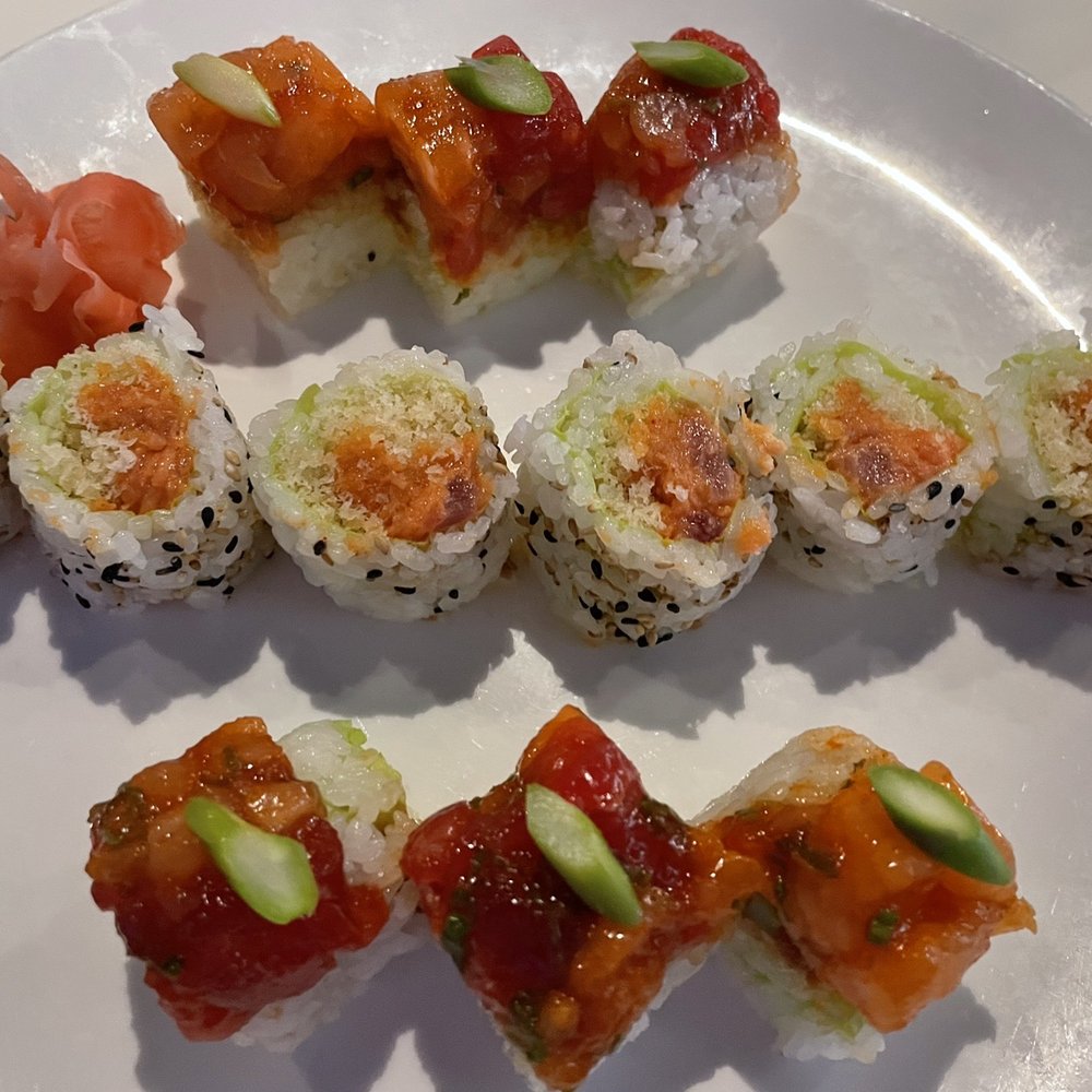 Poke Ocean - Pink lady and purple love rolls - Japanese Near Me - Morrisville, Pennsylvania Poke Ocean - Pink lady and purple love rolls - Japanese Near Me - Morrisville, Pennsylvania