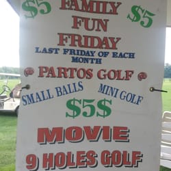 Parto's Golf Learning Center - At the end of every month during the summer there is a Family Fun Friday.