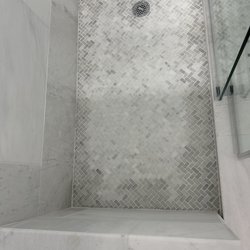 Rudy’s Flooring & Remodeling - Discolored shower after  10 showers!