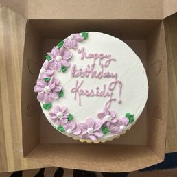 Lemon poppyseed with lemon buttercream.