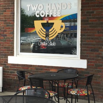 Two Hands Coffee - tables and chairs outside - Coffee & Tea Near Me - Mount Sterling, Ohio Two Hands Coffee - tables and chairs outside - Coffee & Tea Near Me - Mount Sterling, Ohio