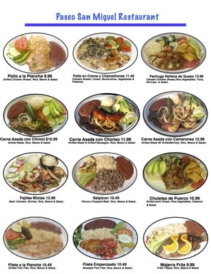 Menu photo 8 Paseo San Miguel Pico Rivera, CA Menu photo 8 Paseo San Miguel Pico Rivera, CA