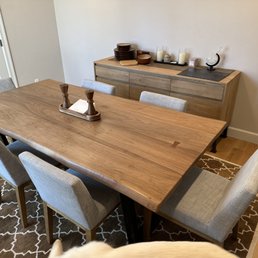 Our custom table! Our custom table!