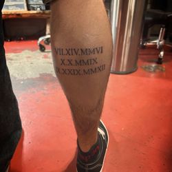 The Jerome Tattoo Company - Calf tattoo