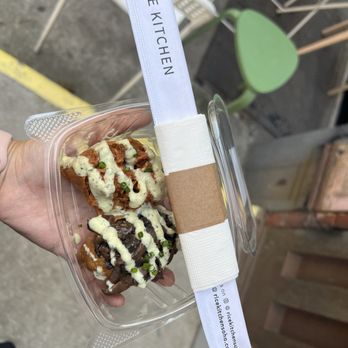 Rice Kitchen - Spicy Pork and mushroom tofu pouch - Korean Near Me - New York, New York