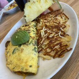 Chorizo omelette