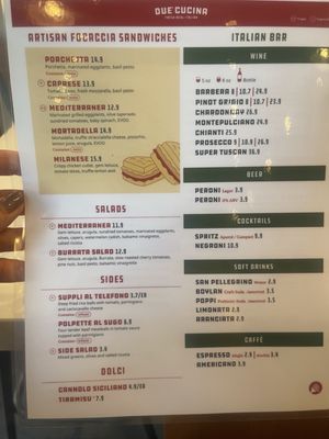 Menu photo 1 Due' Cucina - Totem Lake Kirkland, WA Menu photo 1 Due' Cucina - Totem Lake Kirkland, WA