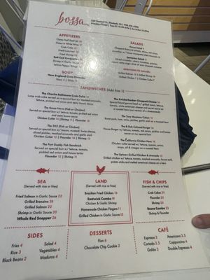 Menu photo 1 Bossa Fish Elizabeth, NJ