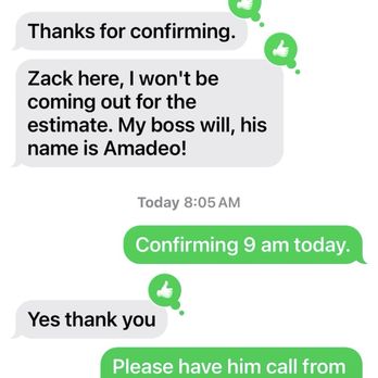 Carrillo's Concrete - Text message - Masonry/Concrete Near Me - Brentwood, California