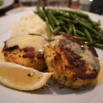 Cape Fear - Bald Head Island Crab Cakes Whipped Potatoes Green Beans - Seafood Near Me - Wilmington, North Carolina Cape Fear - Bald Head Island Crab Cakes Whipped Potatoes Green Beans - Seafood Near Me - Wilmington, North Carolina