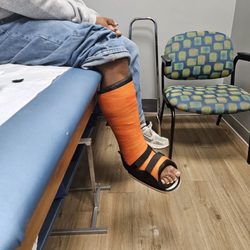 The Orthopaedic Clinic - Cast done by Mr. Joey.