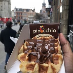 Pinocchio Waffles & Ice Cream