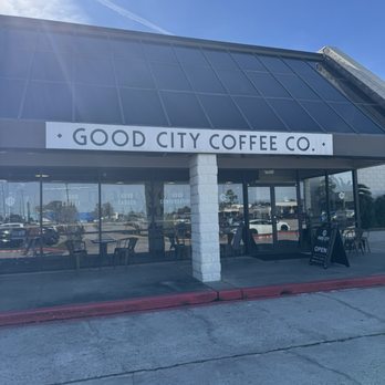 Good City Coffee - Storefront -- in a shopping mall with ample parking - Coffee & Tea Near Me - Spring, Texas