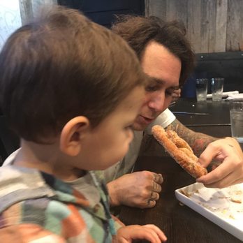H H Cotton's - Chef Dominic & my grand son Kruz having fun! - Sports Bars Near Me - San Clemente, California