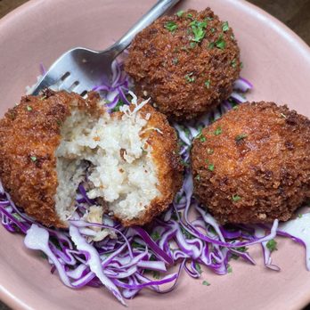 Cloud & Spirits - Hainan chicken arancini - New American Near Me - Cambridge, Massachusetts