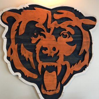 Stacked & Folded - Wall art inside. (Da Bears!) - New American Near Me - Winnetka, Illinois Stacked & Folded - Wall art inside. (Da Bears!) - New American Near Me - Winnetka, Illinois
