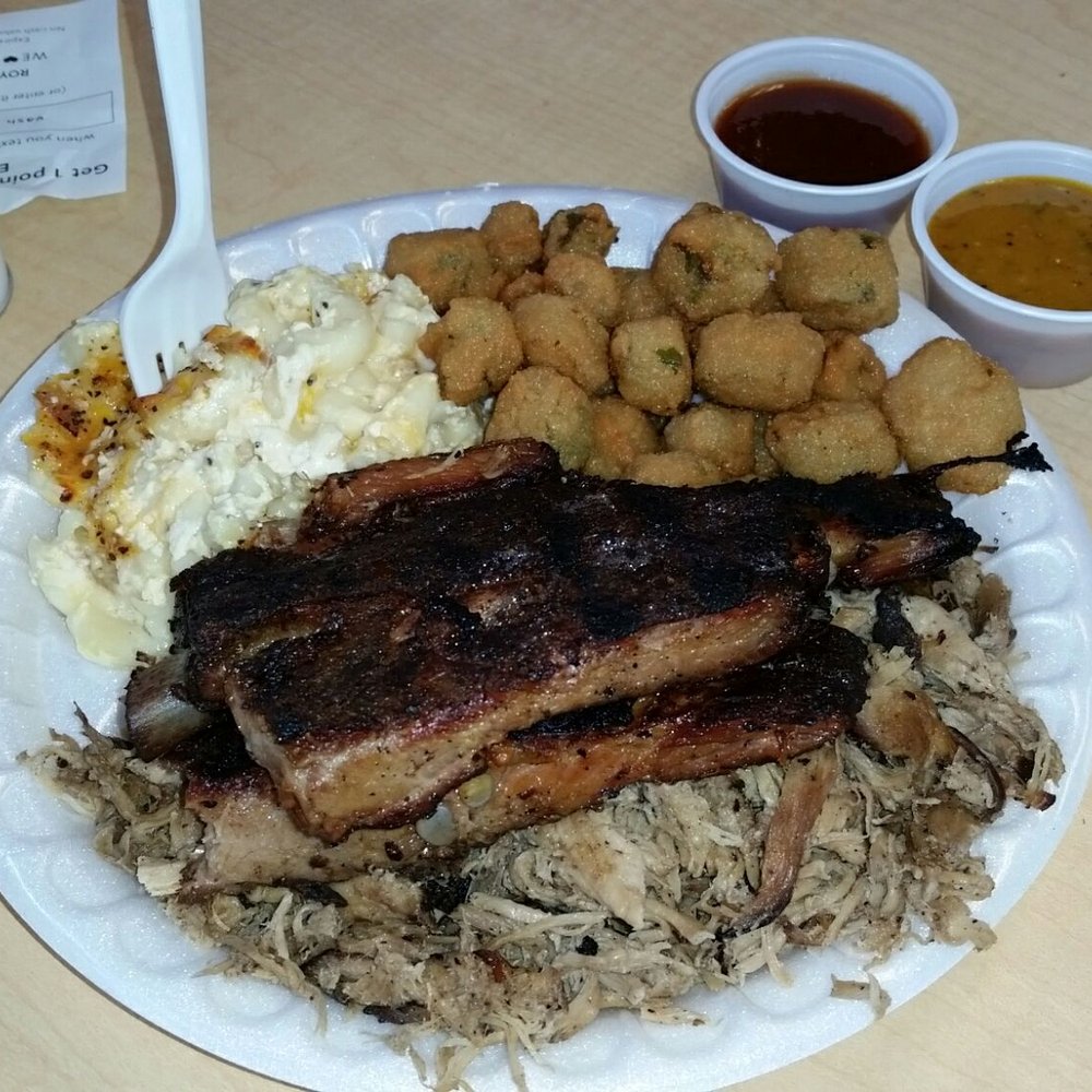 Roy's Grille - BBQ plate with ribs - Barbeque Near Me - Irmo, South Carolina