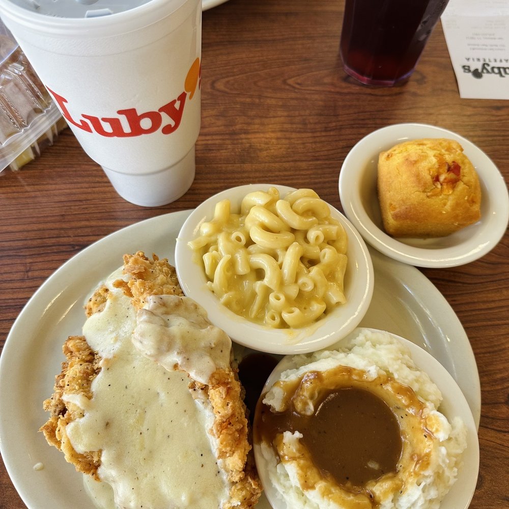 Luby’s - Chicken Fried Chicken Combo - American Near Me - San Antonio, Texas
