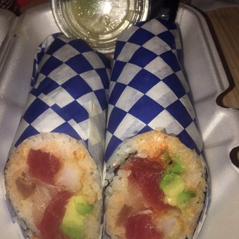 SM Sushirrito - Alaska roll with added avocado - Sushi Bars Near Me - Holladay, Utah SM Sushirrito - Alaska roll with added avocado - Sushi Bars Near Me - Holladay, Utah
